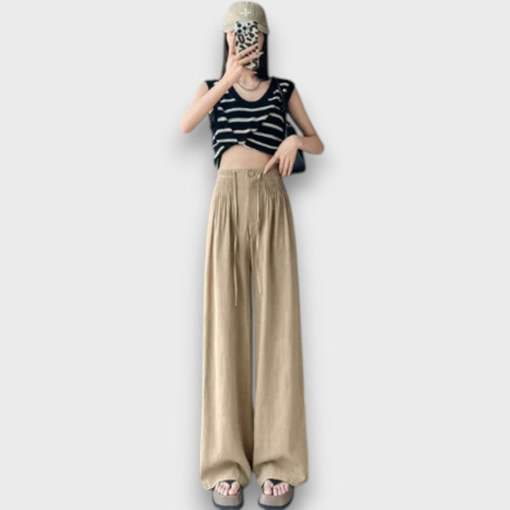 Arvena – Pantaloni in Lino Leggeri