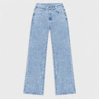 Mara - Jeans dritti larghi a gamba larga da donna