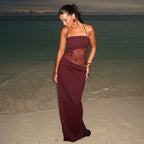 Giulia | Abito in Velluto Fiamma