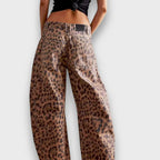 Edith – Pantaloni con stampa animale