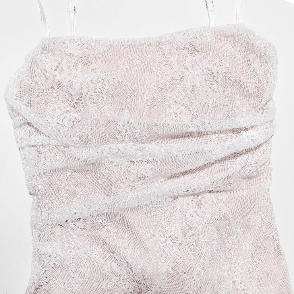 Celeste | Abito Maxi in Pizzo