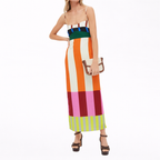 Paloma – Maxi Abito Colorato a Righe