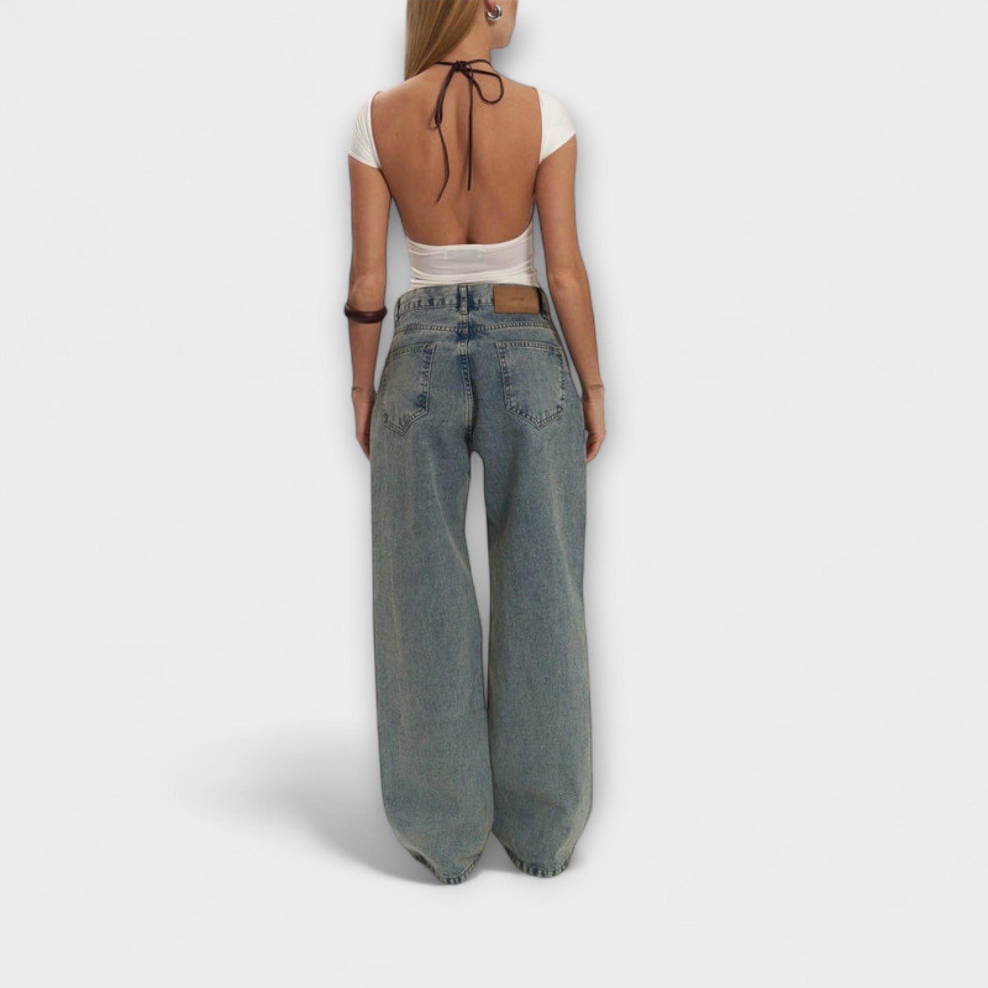 Rayne - Jeans in Denim Blu Trasparente Trixie