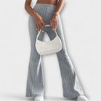 Luretta – Pantaloni svasati con struttura fine